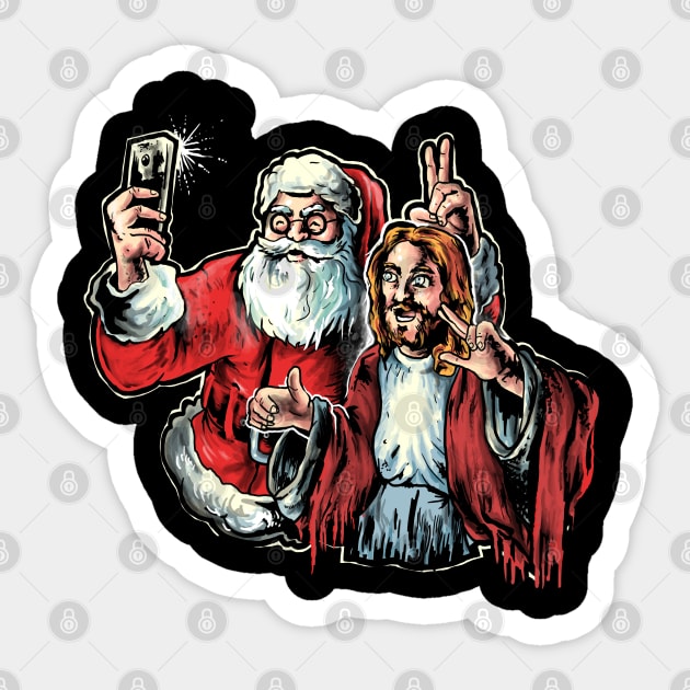 SANTA JESUS Sticker by AMOS_STUDIO